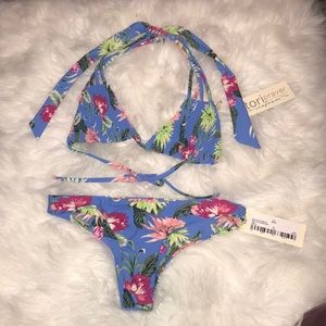 Tori Praver Blue Floral 🌺 Tops & Bottoms NWT🔥💯